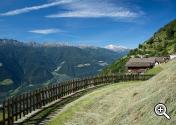 Vista panoramica Alta Via Meranese nel Parco Naturale Gruppo di Tessa